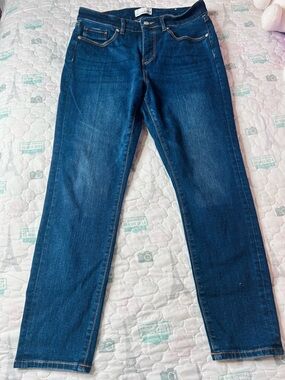 LOFT Dark Blue Skinny Jeans